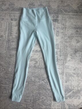 lululemon double layered nulu Align baby Blue High-Waist Leggings- size 4